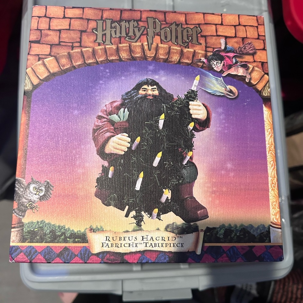 Harry Potter Rubeus Hagrid Figurine Box -Limited edition Christmas candles